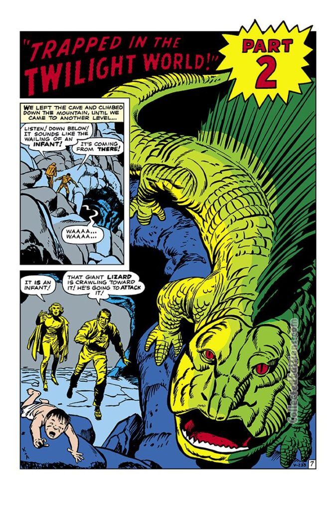 Amazing Adventures #3, pg. 8; Stan Lee/Jack Kirby, "Trapped in the Twilight World"