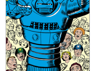 Amazing Adventures #4. "I Am Robot X", pg. 1. Jack Kirby. Atlas Era/Marvel Age monsters/sci-fi