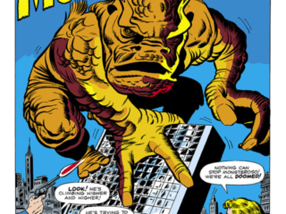 Amazing Adventures #5. "The Escape of...Monsteroso!", pg. 1. Stan Lee Jack Kirby.
