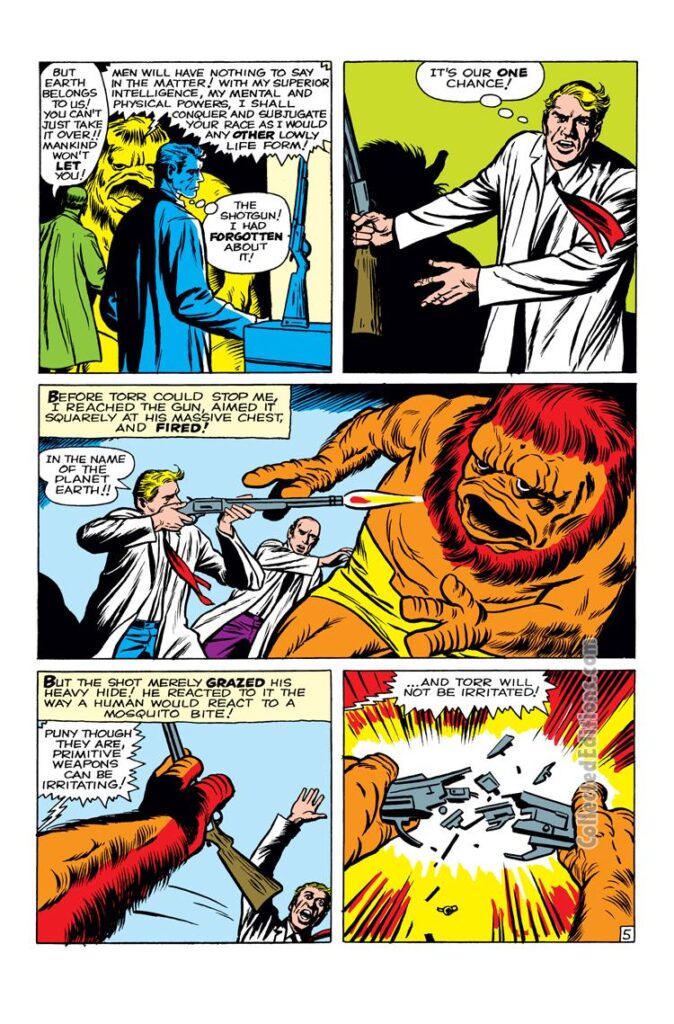 Amazing Adventures #1. "Torr", pg. 5. Stan Lee Larry Lieber