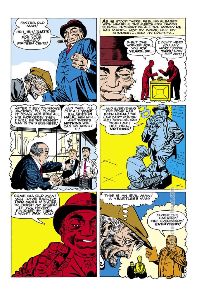 Amazing Adventures #4, pg. 17; "Who or What Was...the Bootblack?"; Steve Ditko