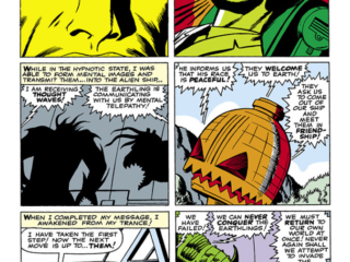Amazing Adventures #4. "What Lurks Within?", pg. 4. Jack Kirby. Atlas Era monsters
