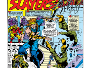 Amazing Adventures/Killraven #21, pg. 1; pencils, Herb Trimpe; inks, Yolande Pijcke