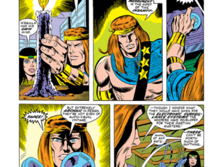 Amazing Adventures/Killraven #24, pg. 16; pencils, Herb Trimpe; inks, Jack Abel