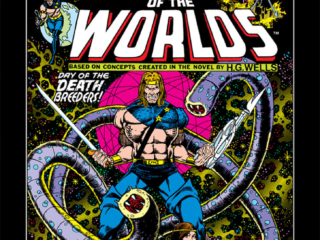 Amazing Adventures/Killraven/War of the Worlds #27 cover, pencils and inks, Jim Starlin