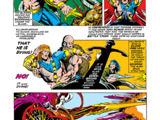 Amazing Adventures/Killraven #28, pg. 12; pencils and inks, P. Craig Russell
