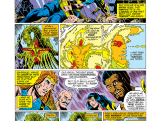 Amazing Adventures/Killraven #35, pg. 13; layouts, P. Craig Russell; pencils, Keith Giffen; inks, Jack Abel