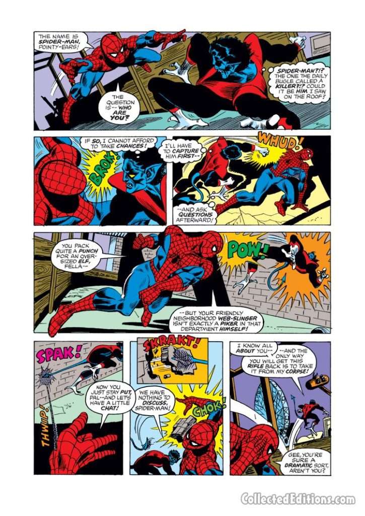 Amazing Spider-Man #161, pg. 8; pencils, Ross Andru; inks, Mike Esposito; Nightcrawler