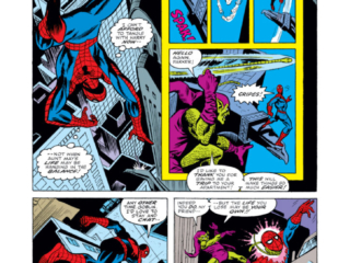 Amazing Spider-Man #178, pg. 14; pencils, Ross Andru; inks, Jim Mooney; Green Goblin
