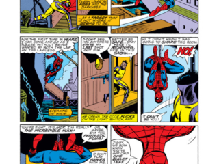 Amazing Spider-Man #188, pg. 16; pencils, Keith Pollard; inks, Mike Esposito; Jigsaw