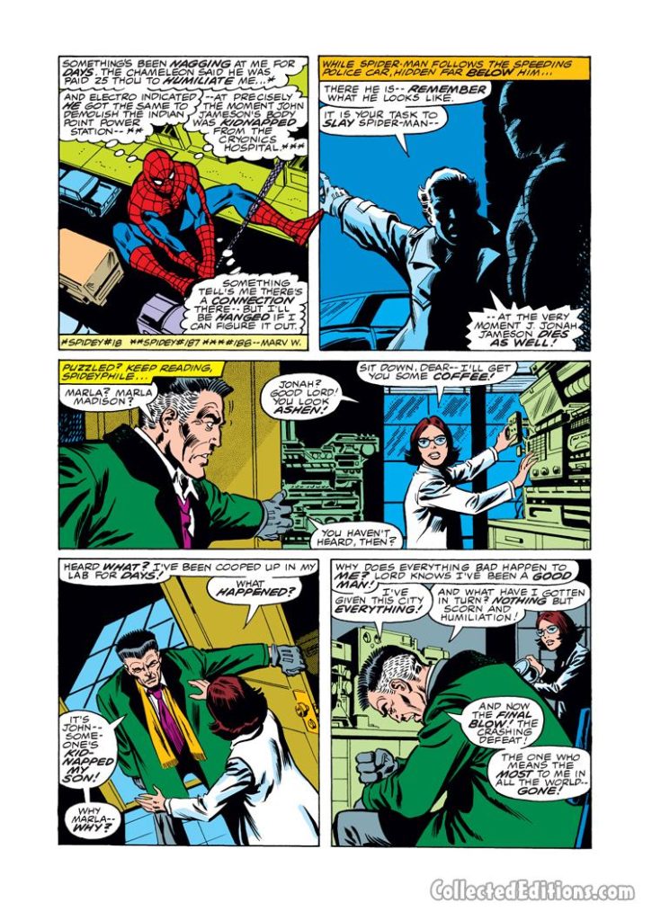 Amazing Spider-Man #189, pg. 6; pencils, John Byrne;; J. Jonah Jameson, Marla Jameson