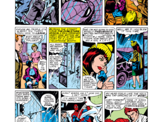 Amazing Spider-Man #192, pg. 2; pencils, Keith Pollard; inks, Jim Mooney; Mary Jane Watson, Jonah Jameson