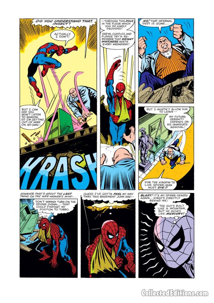 Amazing Spider-Man #197, pg. 15; pencils, Keith Pollard; inks, Jim Mooney, Kingpin