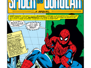 Amazing Spider-Man #200, pg. 1; pencils, Keith Pollard; inks, Jim Mooney; The Spider and the Burglar, Marv Wolfman, Stan Lee Presents