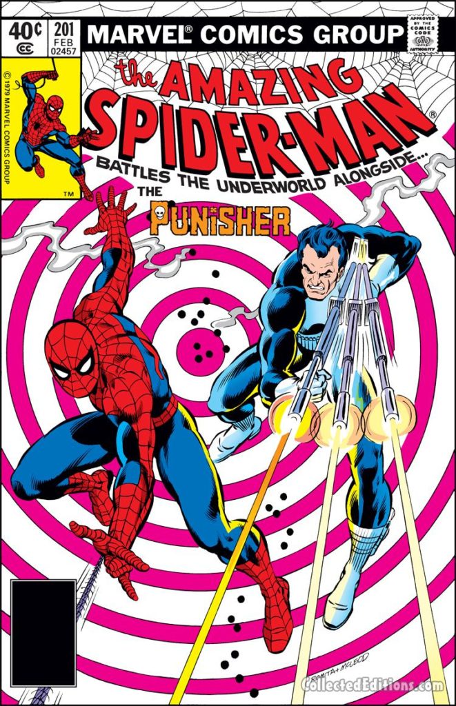 Amazing Spider-Man #200 cover; pencils and inks, John Romita Sr., Punisher