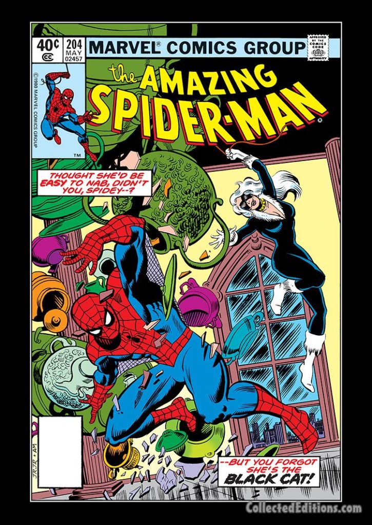 Amazing Spider-Man #204 cover; pencils, John Romita, Jr.; inks, Al Milgrom