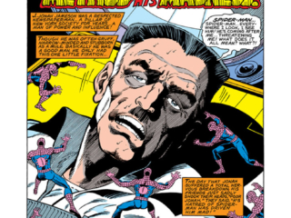 Amazing Spider-Man #206, pg. 1; pencils, John Byrne; inks, Gene Day; J. Jonah Jameson, Stan Lee Presents A Method in His Madness, Roger Stern writer