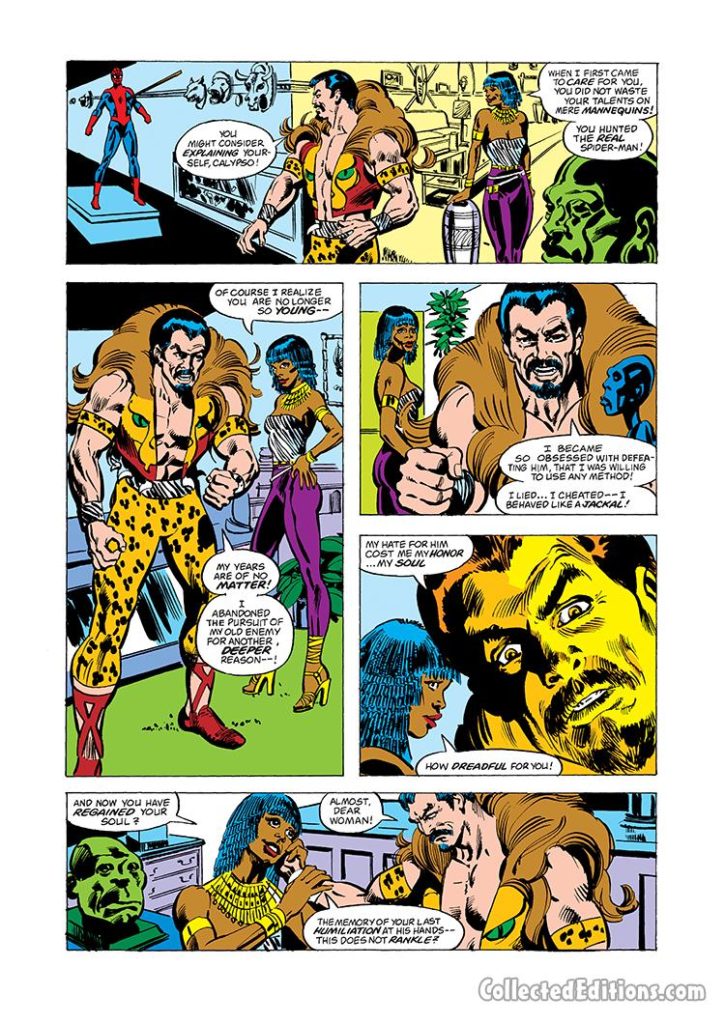 Amazing Spider-Man #209, pg. 2; pencils, Alan Weiss; Kraven the Hunter