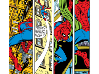 Amazing Spider-Man #210, pg. 9; pencils, John Romita Jr.; inks, Joe Sinnott