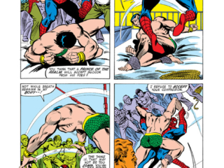 Amazing Spider-Man #211, pg. 20; pencils, John Romita Jr.; inks, Jim Mooney, Namor the Sub-Mariner