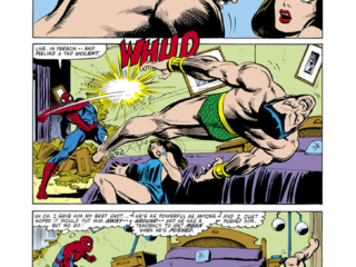 Amazing Spider-Man #214, pg. 15; pencils, John Romita Jr.; Sub-Mariner/Namor