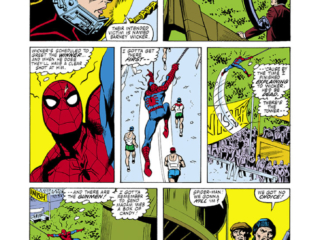 Amazing Spider-Man #216, pg. 20; pencils, John Romita, Jr.; inks, Jim Mooney, Madame Web