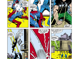 Amazing Spider-Man #217, pg. 3; pencils, John Romita, Jr.; Hydro-Man
