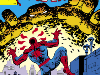 Amazing Spider-Man #218 cover; pencils and inks, Frank Miller; In Manhattan Stalks a Monster; Hydro-Man, Sandman