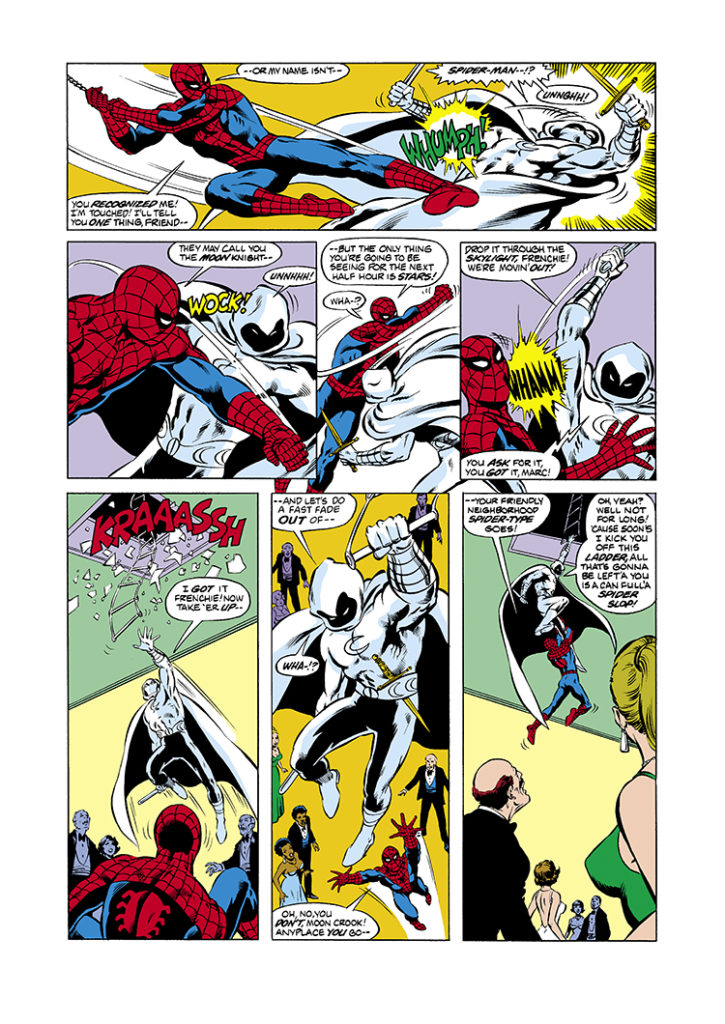Amazing Spider-Man #220, pg. 11; pencils and inks, Bob McLeod; Moon Knight
