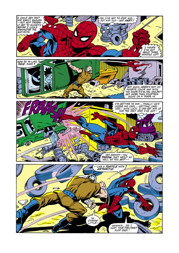 Amazing Spider-Man #221, pg. 18; pencils, Alan Kupperberg; inks, Jim Mooney
