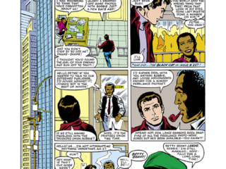 Amazing Spider-Man #229, pg. 7; pencils, John Romita Jr.; Glory Grant, Betty Brant, Daily Bugle