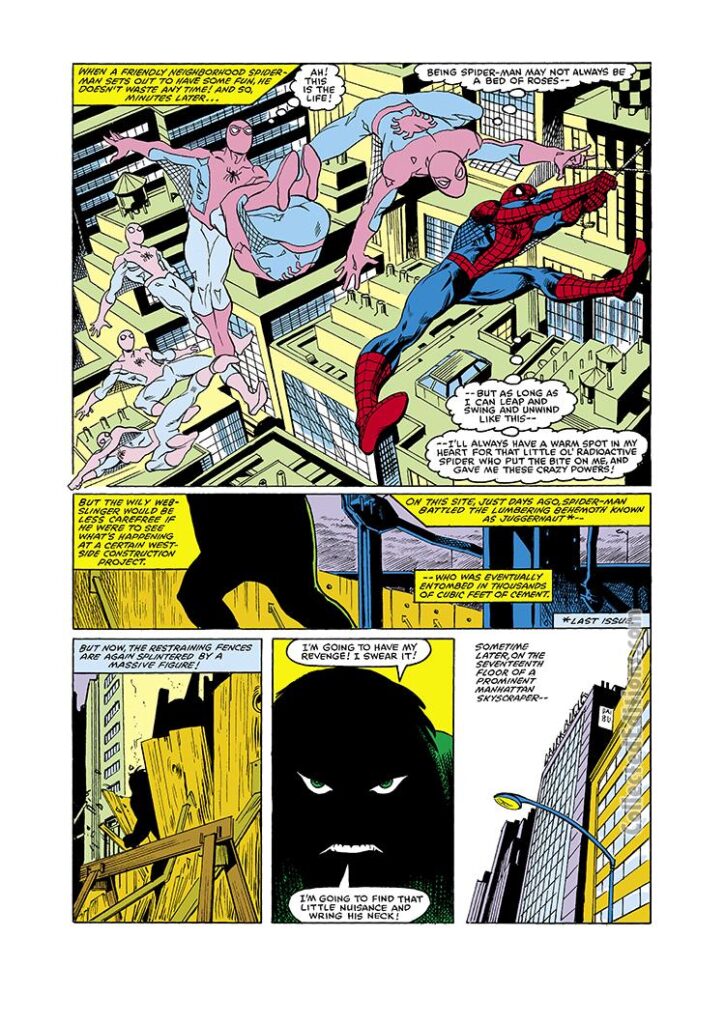 Amazing Spider-Man #231, pg. 7; pencils, John Romita Jr.; inks, Jim Mooney