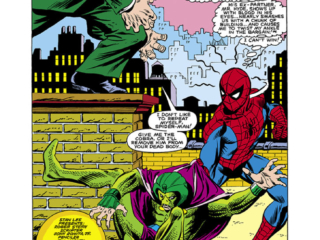 Amazing Spider-Man #232 pg. 1; pencils, John Romita Jr.; Mister Hyde