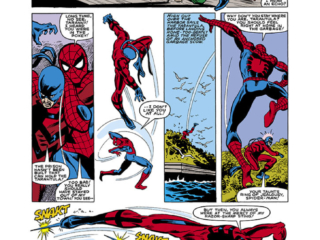 Amazing Spider-Man #233, pg. 18; pencils, John Romita Jr.; inks, Jim Mooney