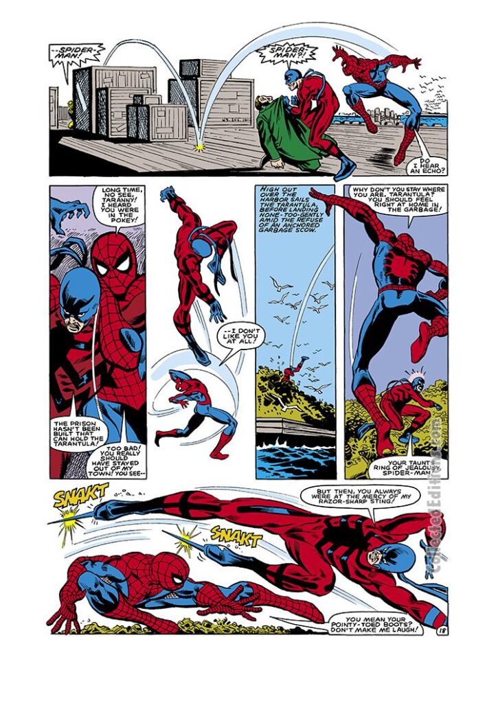 Amazing Spider-Man #233, pg. 18; pencils, John Romita Jr.; inks, Jim Mooney