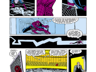 Amazing Spider-Man #234, pg. 15; pencils, John Romita Jr.; inks, Dan Green