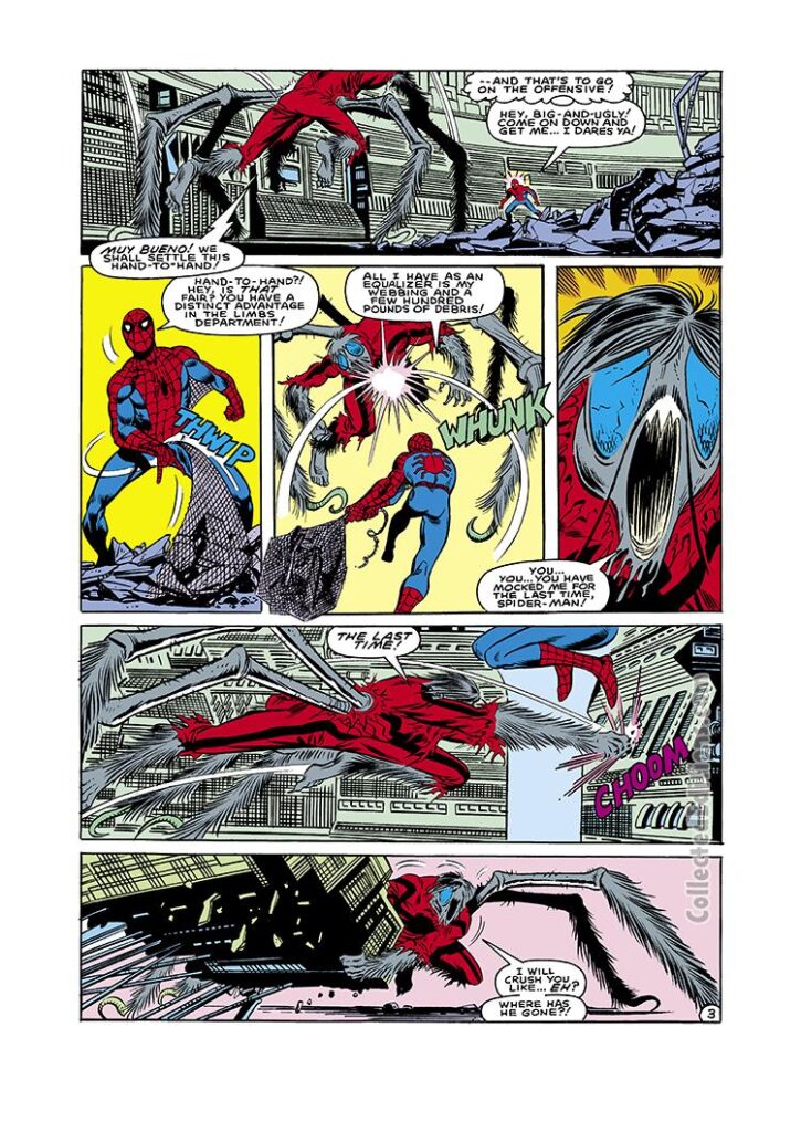 Amazing Spider-Man #235, pg. 3; pencils, John Romita Jr.; inks, Frank Giacoia