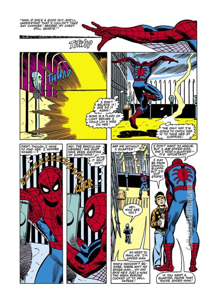 Amazing Spider-Man Annual #16, pg. 26; pencils, John Romita Jr.; inks, John Romita, Sr.