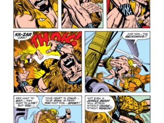 Astonishing Tales/Ka-Zar #1, pg. 8; pencils, Jack Kirby; Kraven the Hunter