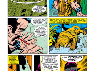 Astonishing Tales/Ka-Zar #2, pg. 7; pencils, Jack Kirby; The Petrified Man
