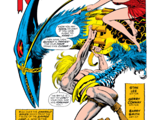 Astonishing Tales/Ka-Zar #5, pg. 1; pencils, Barry Windsor-Smith; inks, Frank Giacoia