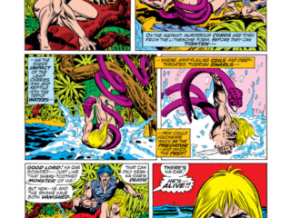 Astonishing Tales/Ka-Zar #11, pg. 2; pencils, Gil Kane; inks, Frank Giacoia