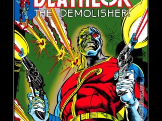 Astonishing Tales #31 cover; pencils, Ed Hannigan; inks, Bernie Wrightson; Deathlok the Demolisher, Luther Manning, Yesterday Dies Today