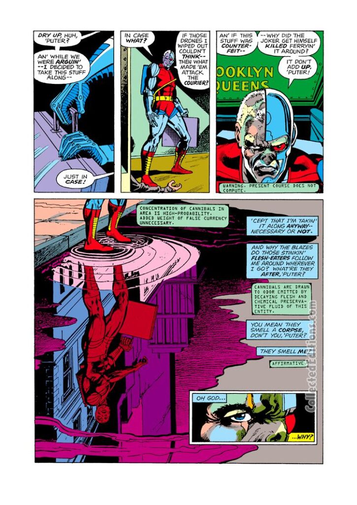 Astonishing Tales #33, pg. 2; pencils, Rich Buckler; inks, Klaus Janson; Deathlok the Demolisher