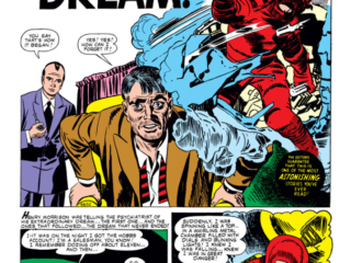 Astonishing #56. "Afraid to Dream!", pg. 1. Jack Kirby Atlas Era.