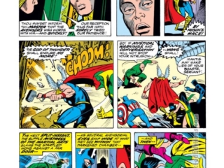 Avengers #116, pg. 3; pencils, Bob Brown; inks, Mike Esposito; Avengers/Defenders War, Wong, Thor