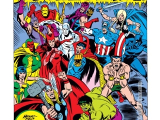 Avengers #118, pg. 1; pencils, Bob Brown; inks, Mike Esposito, Frank Giacoia; To the Death, Avengers/Defenders War