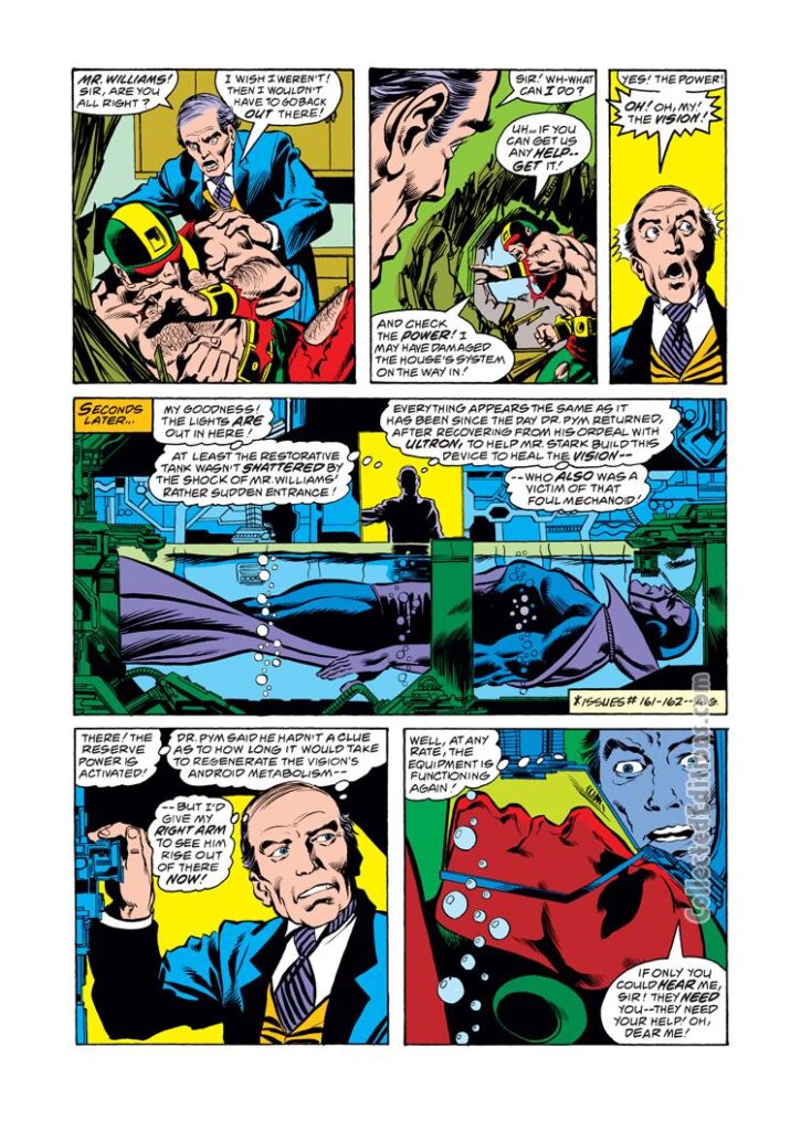 Avengers #165, pg. 5; pencils, John Byrne; inks, Pablo Marcos; Jarvis
