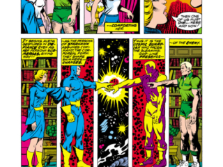 Avengers #168, pg. 10; pencils, George P&eacute;rez; inks, Pablo Marcos; Starhawk/Guardians of the Galaxy