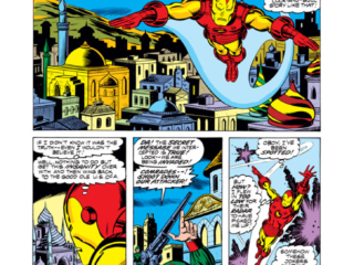 Avengers #169, pg. 13; pencils, Sal Buscema; inks, Dave Hunt; Iron Man